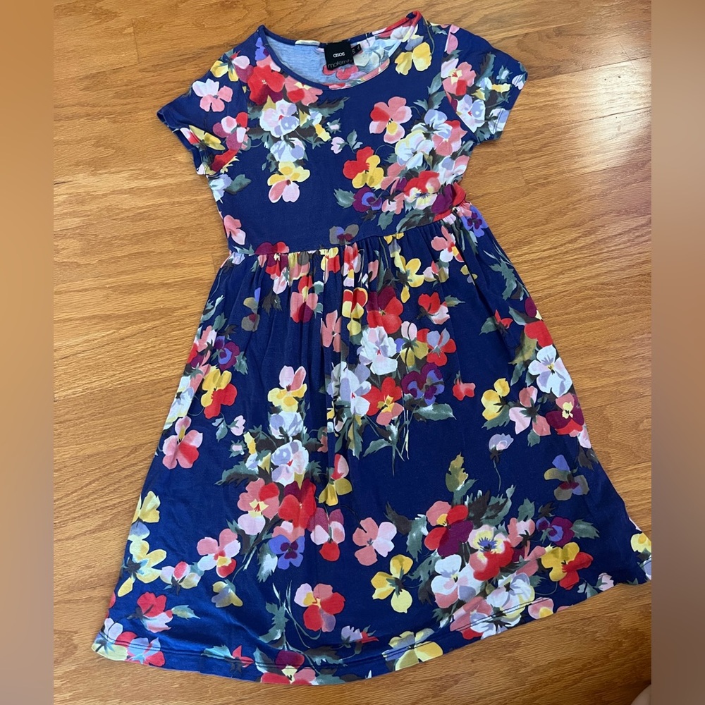Asos Maternity Short Sleeve Dress- Size 4